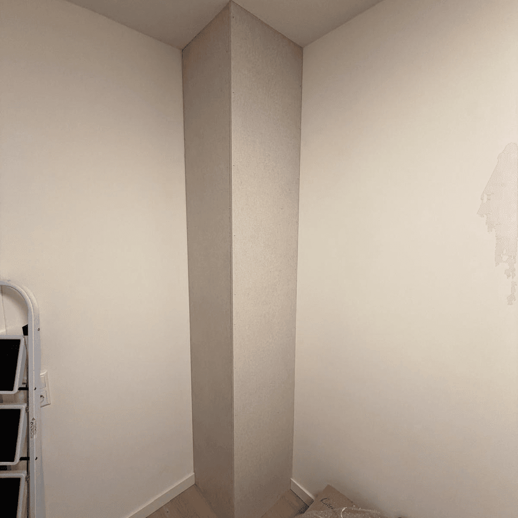 Foto bij klus: Plaster and paint chimney drywall in Amsterdam